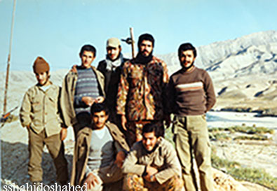 تصویر شهید ابراهیم هادی در جبهه 