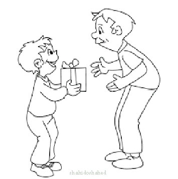 کمک کردن یک پسر بچه به پیرمرد 