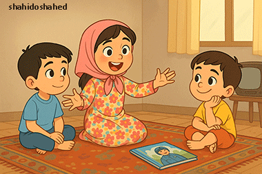 داستان مصور شهدا   برای کودکان - شهید عباس بابائی و هدیه تلویزیون -139
